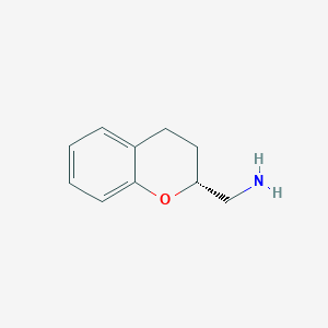 molecular formula C10H13NO B3135776 (R)-chroman-2-ylmethanamine CAS No. 404337-71-9