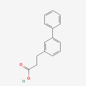 molecular formula C15H14O2 B3135783 3-([1,1'-联苯]-3-基)丙酸 CAS No. 404362-38-5