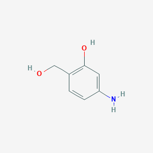 molecular formula C7H9NO2 B3135800 5-Amino-2-(hydroxymethyl)phenol CAS No. 40463-78-3