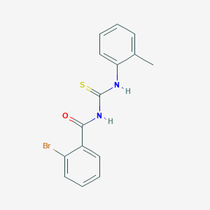 molecular formula C15H13BrN2OS B313582 2-bromo-N-[(2-methylphenyl)carbamothioyl]benzamide 