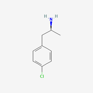 molecular formula C9H12ClN B3135837 (2S)-1-(4-chlorophenyl)propan-2-amine CAS No. 405-46-9