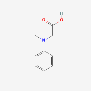 molecular formula C9H11NO2 B3135946 2-(Methyl(phenyl)amino)acetic acid CAS No. 40643-55-8