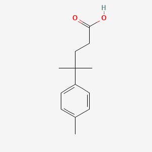 molecular formula C13H18O2 B3135966 4-methyl-4-(4-methylphenyl)pentanoic Acid CAS No. 40663-79-4