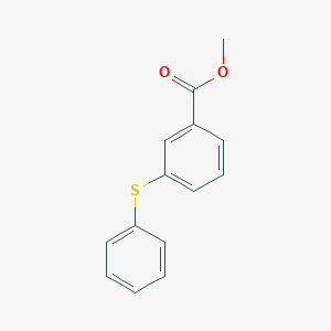 molecular formula C14H12O2S B3135983 Methyl 3-(phenylsulfanyl)benzoate CAS No. 40730-42-5