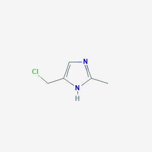 molecular formula C5H7ClN2 B3136018 5-(Chloromethyl)-2-methyl-1H-imidazole CAS No. 408325-19-9