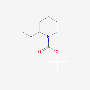 molecular formula C12H23NO2 B3136037 叔丁基 2-乙基哌啶-1-羧酸酯 CAS No. 409061-22-9