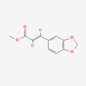 molecular formula C11H10O4 B3136057 methyl (E)-3-(1,3-benzodioxol-5-yl)-2-propenoate CAS No. 40918-96-5