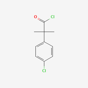 B3136058 2-(4-Chlorophenyl)-2-methylpropanoyl chloride CAS No. 40919-11-7