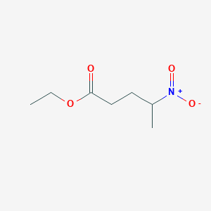 molecular formula C7H13NO4 B3136074 4-硝基戊酸乙酯 CAS No. 4093-53-2