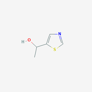 molecular formula C5H7NOS B3136108 1-(1,3-噻唑-5-基)乙醇 CAS No. 41040-84-0