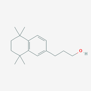 molecular formula C17H26O B3136112 3-(5,5,8,8-Tetramethyl-5,6,7,8-tetrahydronaphthalen-2-yl)propan-1-ol CAS No. 410528-56-2
