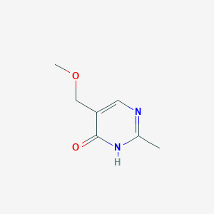 molecular formula C7H10N2O2 B3136156 2-甲基-4-羟基-5-甲氧基甲基嘧啶 CAS No. 41077-58-1