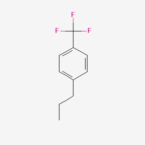 molecular formula C10H11F3 B3136254 1-Propyl-4-(trifluoromethyl)benzene CAS No. 41320-77-8