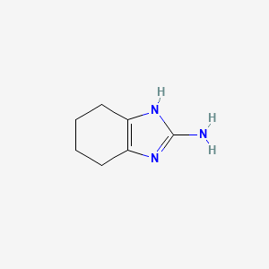 molecular formula C7H11N3 B3136269 4,5,6,7-tetrahydro-1H-benzo[d]imidazol-2-amine CAS No. 41358-95-6