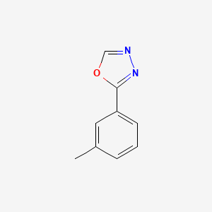 molecular formula C9H8N2O B3136281 2-(3-Methylphenyl)-1,3,4-oxadiazole CAS No. 41421-00-5