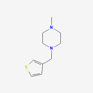 molecular formula C10H16N2S B3136302 1-Methyl-4-(thiophen-3-ylmethyl)piperazine CAS No. 414893-96-2