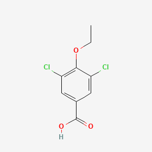 molecular formula C9H8Cl2O3 B3136306 3,5-Dichloro-4-ethoxybenzoic acid CAS No. 41490-08-8