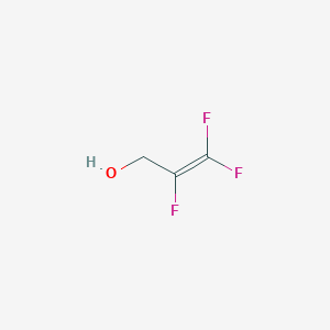 molecular formula C3H3F3O B3136371 2,3,3-Trifluoro-2-propen-1-ol CAS No. 41578-52-3