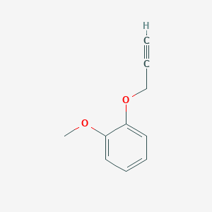 molecular formula C10H10O2 B3136374 1-Methoxy-2-(prop-2-yn-1-yloxy)benzene CAS No. 41580-71-6