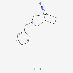 3-Benzyl-3,8-diaza-bicyclo[3.2.1]octane hydrochloride