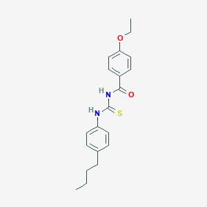 molecular formula C20H24N2O2S B313640 N-[(4-butylphenyl)carbamothioyl]-4-ethoxybenzamide 
