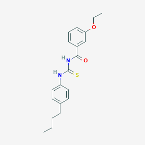 molecular formula C20H24N2O2S B313642 N-[(4-butylphenyl)carbamothioyl]-3-ethoxybenzamide 