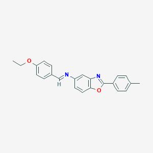 N-(4-ethoxybenzylidene)-N-[2-(4-methylphenyl)-1,3-benzoxazol-5-yl]amine