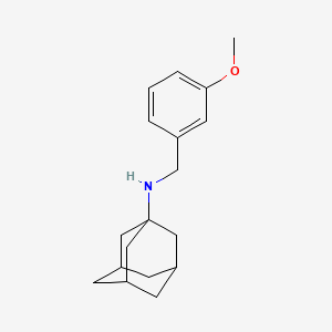 molecular formula C18H25NO B3136452 N-(3-methoxybenzyl)adamantan-1-amine CAS No. 416891-29-7
