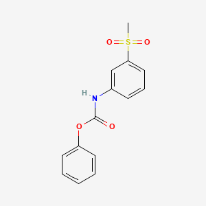 Phenyl 3-methylsulfonylphenylcarbamate