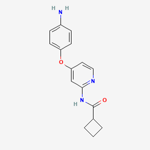 4-(2-Cyclobutanecarbonylaminopyridin-4-yl)oxyaniline