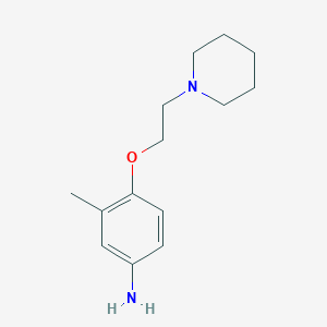 3-Methyl-4-[2-(1-piperidinyl)ethoxy]phenylamine