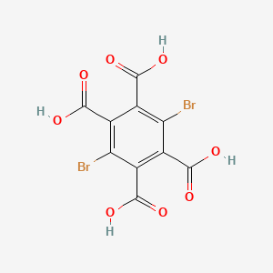molecular formula C10H4Br2O8 B3136520 3,6-二溴苯-1,2,4,5-四羧酸 CAS No. 41819-13-0