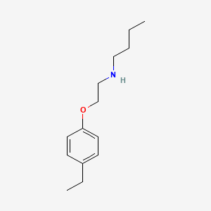 N-[2-(4-Ethylphenoxy)ethyl]-1-butanamine