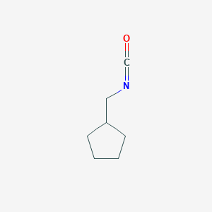 molecular formula C7H11NO B3136643 (异氰酸甲基)环戊烷 CAS No. 42079-48-1
