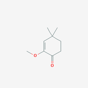 molecular formula C9H14O2 B3136655 2-Methoxy-4,4-dimethylcyclohex-2-en-1-one CAS No. 42117-32-8
