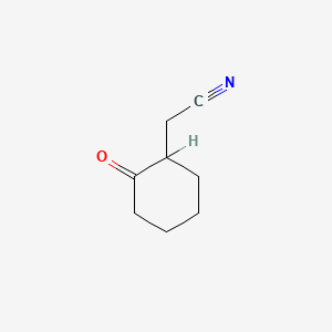 molecular formula C8H11NO B3136675 2-(2-Oxocyclohexyl)acetonitrile CAS No. 42185-27-3