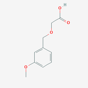 molecular formula C10H12O4 B3136695 (3-Methoxybenzyloxy)acetic acid CAS No. 42308-51-0