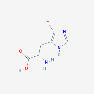 2-amino-3-(5-fluoro-3H-imidazol-4-yl)propanoic acid
