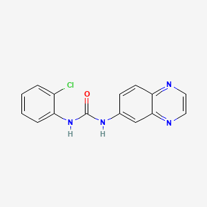 N-(2-chlorophenyl)-N'-(6-quinoxalinyl)urea