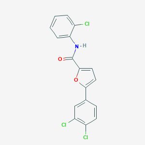 molecular formula C17H10Cl3NO2 B313671 N-(2-chlorophenyl)-5-(3,4-dichlorophenyl)furan-2-carboxamide 