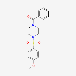 1-Benzoyl-4-(4-methoxybenzenesulfonyl)piperazine