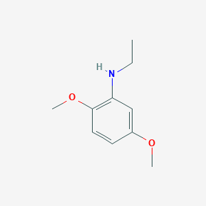 molecular formula C10H15NO2 B3136763 N-Ethyl-2,5-dimethoxyaniline CAS No. 42487-19-4