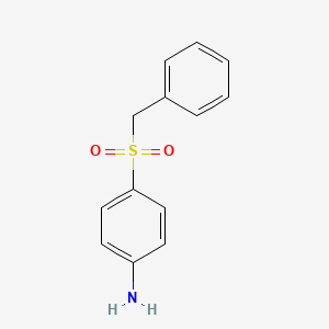 molecular formula C13H13NO2S B3136768 4-Phenylmethanesulfonylaniline CAS No. 42497-99-4