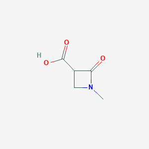 molecular formula C5H7NO3 B3136832 1-Methyl-2-oxoazetidine-3-carboxylic acid CAS No. 42599-27-9