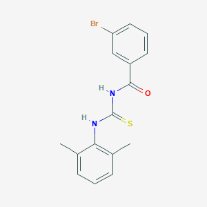 molecular formula C16H15BrN2OS B313687 3-bromo-N-[(2,6-dimethylphenyl)carbamothioyl]benzamide 