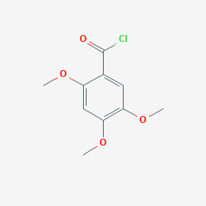 molecular formula C10H11ClO4 B3136905 2,4,5-Trimethoxybenzoyl chloride CAS No. 42833-66-9