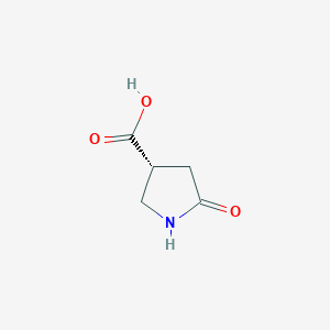 molecular formula C5H7NO3 B3136933 (3R)-5-氧代吡咯烷-3-羧酸 CAS No. 428518-37-0