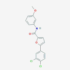 molecular formula C18H13Cl2NO3 B313695 5-(3,4-dichlorophenyl)-N-(3-methoxyphenyl)furan-2-carboxamide 