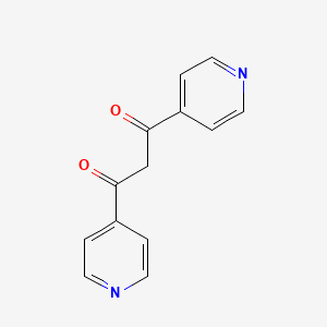 molecular formula C13H10N2O2 B3136954 1,3-双(4-吡啶基)-1,3-丙二酮 CAS No. 42899-59-2