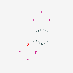 molecular formula C8H4F6O B3136959 1-(Trifluoromethoxy)-3-(trifluoromethyl)benzene CAS No. 42908-82-7